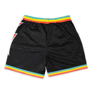 Pantalones cortos de malla de poliéster Fitness para hombre más vendidos logotipo personalizado impreso sublimación patrón sólido 100% Material de algodón - Product Image 2