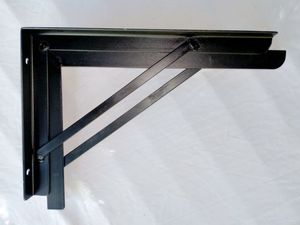 Soportes Angulares Negros de Metal Resistentes, Soportes en L para Sistemas de Estanterías, Estantes de Almacenamiento e Instalación de Muebles al Mejor Precio - Product Image 2