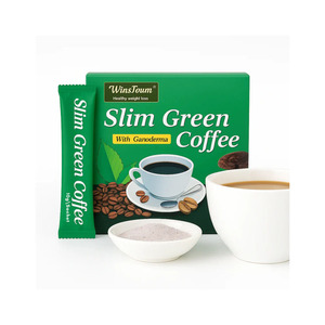 Café Verde Adelgazante, Hierbas Naturales, Dieta Saludable, Polvo para Control de Peso, Café Instantáneo para Adelgazar con Ganoderma - Product Image 1