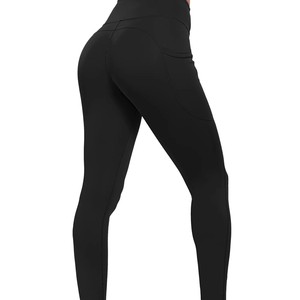 Nouveaux vêtements de sport pour femmes Logo personnalisé Leggings d'entraînement contrôle du ventre Gym Fitness pantalon Scrunch bout à bout sans couture Yoga Leggings - Product Image 4