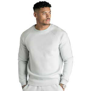 Custom Oversized Men Crewneck Sweatshirt 100% Cotton Drop Shoulder Pullover Basic Style casual wear men's <b>hoodies</b> & Sweatshirt - Product Image 6