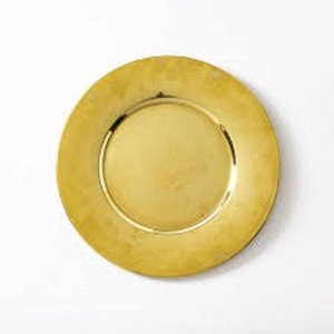 Plato de Presentación de Lujo de Metal, Acero Inoxidable, Decorativo, para Cena, Boda, Hotel, Vajilla - Product Image 1