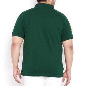 Camiseta Polo informal para hombre de la mejor calidad 100% algodón transpirable Color sólido logotipo personalizado de talla grande nuevo estilo - Product Image 2
