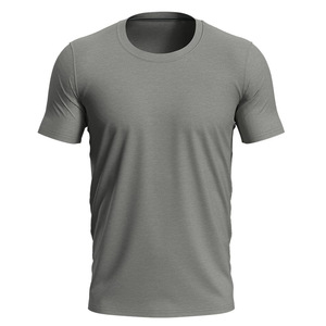 Vente en gros de t-shirts unis 100% coton pour hommes grande taille conception de logo personnalisé style formel respirant tricoté meilleur prix - Product Image 6