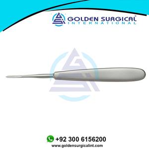 Punta ancha de 2,6mm, elevador Warwick James recto, instrumentos de cirugía plástica de 160mm de longitud total - Product Image 4