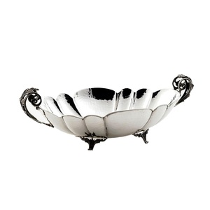 Cuencos de Metal para almacenamiento de alimentos con acabado brillante, Decoración de mesa de cena, almacenamiento de frutas o verduras, Frutero de Metal - Product Image 2