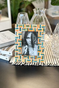 Nouvel arrivage de cadre photo vintage incrusté d'os de haute qualité pour décor de bureau à domicile boîte cadeau avec logo personnalisé incluse - Product Image 2