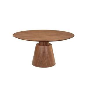 Table à manger moderne du milieu du siècle Construction en bois massif Mobilier de maison convertible et assemblé pour salle à manger - Product Image 2