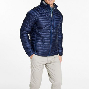 Veste d'extérieur zippée sport imperméable bouffant léger pour hommes vestes à bulles manteaux softshell vestes personnalisées - Product Image 4