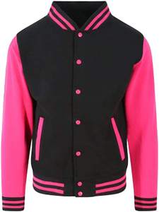 Veste de baseball en laine d'hiver pour homme sur mesure OEM, fermeture éclair, col montant, broderie de patch en chenille, lettres sur les manches, genre équipe universitaire - Product Image 6