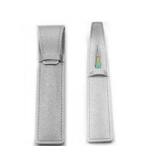 Outils professionnels, pinces à épiler pour extensions de cils en acier inoxydable arc-en-ciel, pointe dentelée, couleur personnalisable, emballage - Product Image 5