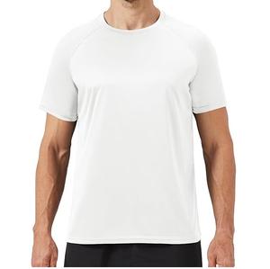 T-shirts surdimensionnés de gymnastique pour hommes coupe régulière logo graphique personnalisé chemise de fitness en coton polyester pour entraînement sportif - Product Image 5