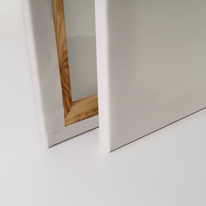 Made In Germany - Home Decor Canvas Picture Flowers Vintage Sw-Mural de pintura de pared en negro y gris-Camilla Frame Art - Product Image 4