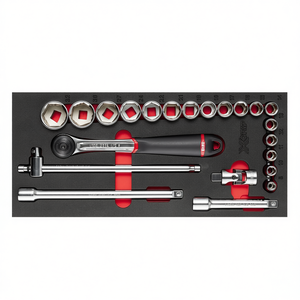 Juego de Llaves de Trinquete Usag de 1/2'' con Módulo de Espuma Bicolor, 22 Piezas - Product Image 2