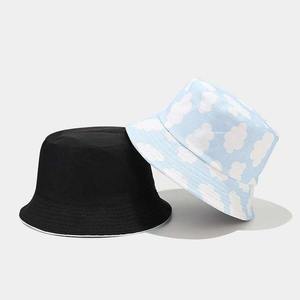 Sombrero de pescador para adulto bordado personalizado barato, cuerda de viaje informal de Color sólido para pesca, sombrero de pescador en blanco por sublimación para adultos - Product Image 1