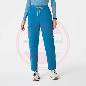 ชุดยูนิฟอร์มพยาบาลคุณภาพพรีเมียมสำหรับโรงพยาบาล ชุดยูนิฟอร์มพยาบาลและชุดสครับมีกระเป๋า - Product Image 5