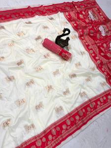 Sari Paithani Maharashtriano Tradicional de Moda 2025, con Rico Pallu de Zari, Diseño de Motivo de Vaca, Atuendo para Invitadas de Boda - Product Image 5