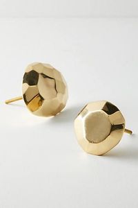 Boutons et poignées d'armoire en laiton de forme carrée finie en or Quincaillerie pour le travail du bois Accessoires de meubles - Product Image 2