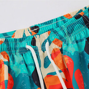 Meilleur tissu sur mesure Sublimation Shorts léger coton solide motif High Street élastique taille moyenne imperméable respirant - Product Image 5