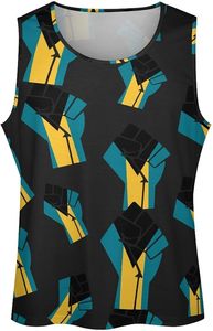 Bahamas drapeau résister hommes Muscle personnalisé débardeur sans manches entraînement débardeurs Gym Fitness t-shirts gilet de haute qualité - Product Image 3