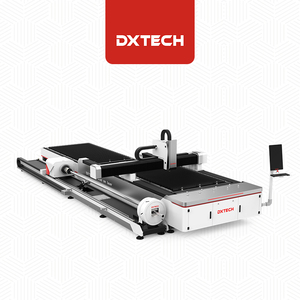 Dxtech CNC Mesas DE TRABAJO dobles Máquina de corte por láser de procesamiento de tubos de hoja de metal profesional - Product Image 2