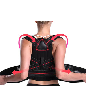 Ceinture d'haltérophilie d'entraînement de soutien du dos en néoprène haute performance Ceinture de soutien du dos réglable pour la correction des hommes disponible. - Product Image 4