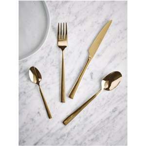 Juego completo de cubiertos de metal multiusos incluye cucharas tenedores cuchillos ideal para hogares bodas y cenas especiales - Product Image 4