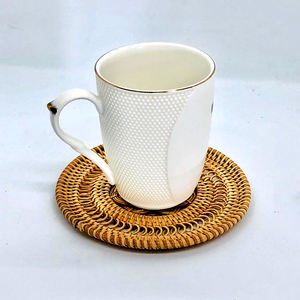 Juego de posavasos de ratán de 4 o 6 piezas, alfombrillas hechas a mano para portavasos, fabricante de Vietnam, artesanía DHT - Product Image 4