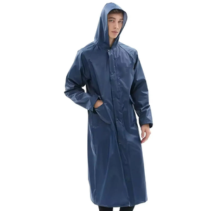 Veste imperméable en toile respirante pour homme, coupe ajustée, boutons en corne, personnalisable, coupe-vent, imperméable, pour l'extérieur, style urbain - Product Image 6
