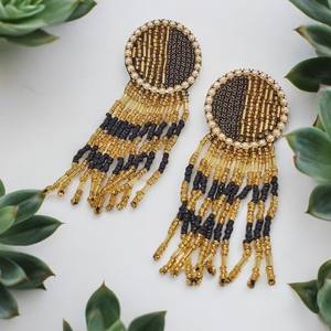 ต่างหูลูกปัดปักลายแบบกำหนดเองต่างหูลูกปัดหลากสีสำหรับผู้หญิงเครื่องประดับสำหรับงานปาร์ตี้ในราคาที่ดีที่สุดต่างหูลูกปัด - Product Image 5