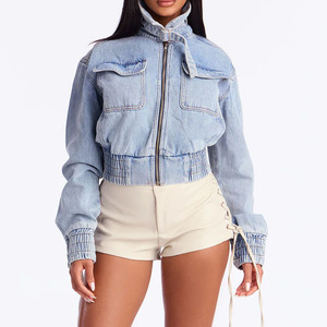 Chaqueta Vaquera de Mezclilla para Mujer, Moderna, Transpirable, de Alta Calidad, al por Mayor, Última Moda Casual, Estilo Urbano 2026 - Product Image 2