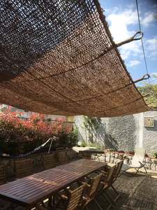 MEILLEUR PRIX Bleu Lotus 2025 Coir Voile D'ombrage Biodégradable Durable Parasol Couverture Convient Pour Plage Camping Jardin Et Café - Product Image 5