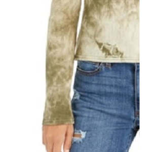 Haut décontracté à col montant tie-dye Planet Gold Junior vert taille M - Product Image 3