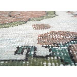 พรมขนสัตว์ถักมือสีน้ำตาลเบจวินเทจ รุ่น Pae-1309 สำหรับทางเข้าบ้าน ห้องนั่งเล่น ห้องนอนวัยรุ่น ลายเหรียญรูปสี่เหลี่ยมผืนผ้า - Product Image 3