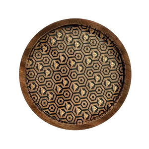 Top Trending Designing Food Mixing Bowl <b>Wooden</b> Kitchen <b>Utensils</b> Tools Classic Floral Enamel Work Dessert and Salad Bowls - Product Image 2