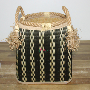 Artex Dong Thap Usine Panier de rangement en osier avec couvercle Conteneur de feuilles de palmier fait à la main pour l'organisation de la maison - Product Image 2