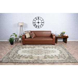Rug, 5.6x9.4 ft Vintage Rug, <b>Brown</b> Moroccan Rug <b>Wool</b> - Product Image 1