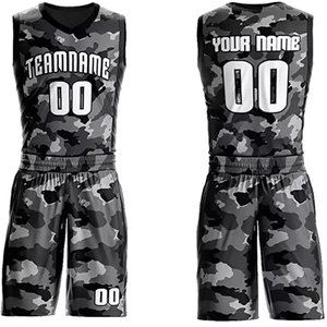 Ensemble de maillot et short de basket-ball personnalisé pour hommes, femmes et jeunes, ensemble d'uniformes de basket-ball respirant, vêtements de basket-ball - Product Image 6