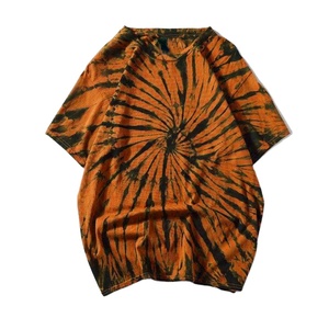 Blank Design O-Neck Custom <b>Tie</b>-Dye Printed Casual Summer Outfit Quick Dry Polyester <b>knitted</b> solid pattern men T-Shirt wholesale - Product Image 1