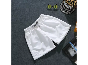 Pantalones cortos para correr para hombre personalizados de alta calidad Patrón sólido Poliéster en color liso - Product Image 3