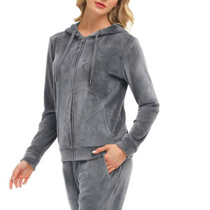 Survêtement en velours grande taille pour femmes élégantes, confortable, tendance, coupe parfaite disponible en différentes couleurs, caractéristique respirante - Product Image 4