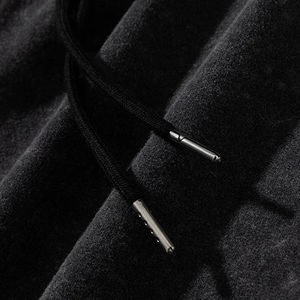 OEM 2026 Shorts en molleton français personnalisés pour hommes, lavage à l'acide, 100% coton, style décontracté, taille élastique, cordons, anti-froissement, écologique - Product Image 5