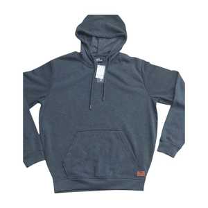 เสื้อฮู้ดขนแกะขนาดใหญ่สำหรับฤดูหนาวสำหรับผู้ชายใหม่2025โลโก้ที่กำหนดเองได้อย่างมีสไตล์100% ถักสีพื้นแบบไม่มีเชือกกันหดแห้งเร็ว - Product Image 2