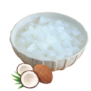 Gelée de noix de coco crue Nata De Coco pour crème glacée au jus fabriquée au Vietnam - NATA DE COCO CRUSHED et CUBE/ Ms. Lima - Product Image 1