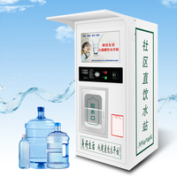 Máquina Expendedora de Agua Comunitaria que Funciona con Monedas y Tarjetas, Solución de Agua Potable para Negocios