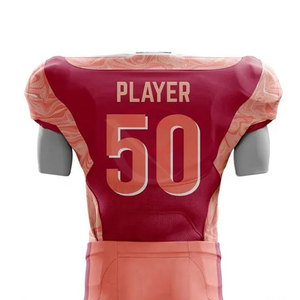 Uniforme à séchage rapide confortable de football américain d'uniforme de football américain de couleur simple différente de style - Product Image 5