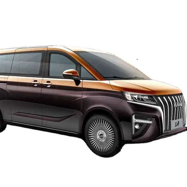 China brand new low price BAW 2.0L Euro 6 4x2 RWD rear axle driving 5MT 9 seats MPV mini van