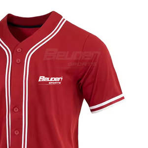 Camiseta de béisbol de peso ligero con logotipo personalizado camiseta de béisbol de precio barato de gran tamaño para unisex - Product Image 4
