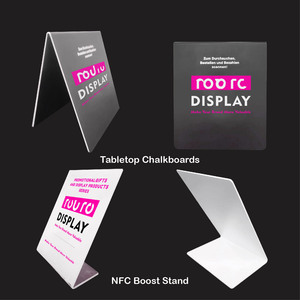 Estante de exhibición de mostrador ecológico de PVC ligero OEM ODM personalizado fácil montaje Color personalizado para promoción de tienda minorista - Product Image 2