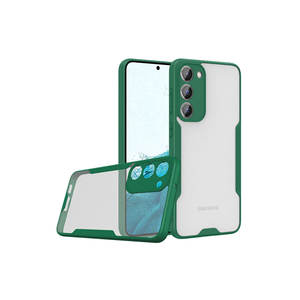 Coque de protection antichoc en silicone vert foncé compatible Samsung Galaxy S23 Plus, S7 Plus, 13 Pro - Product Image 1
